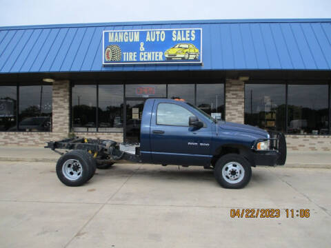 2005 Dodge Ram 3500 for sale at MANGUM AUTO SALES in Duncan OK