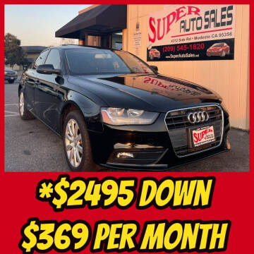 2013 Audi A4 for sale at Super Auto Sales Modesto in Modesto CA