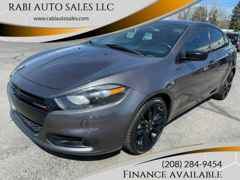 2015 Dodge Dart for sale at RABI AUTO SALES LLC in Garden City ID