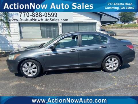 2008 Honda Accord for sale at ACTION NOW AUTO SALES in Cumming GA