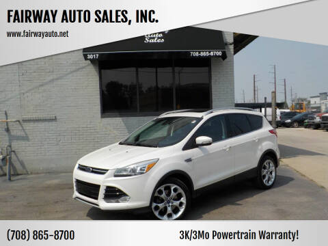 2015 Ford Escape for sale at FAIRWAY AUTO SALES, INC. in Melrose Park IL