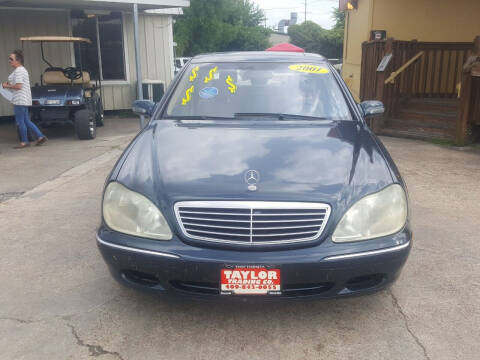 2001 Mercedes-Benz S-Class for sale at Taylor Trading Co in Beaumont TX