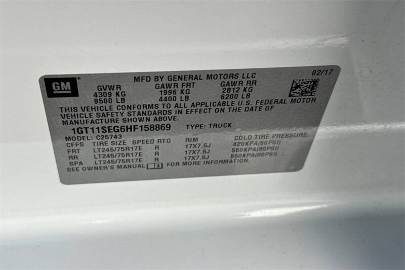 2017 GMC Sierra 2500HD