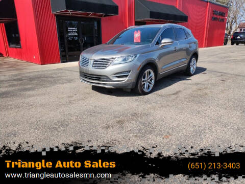 2017 Lincoln MKC for sale at Triangle Auto Sales in Forest Lake MN