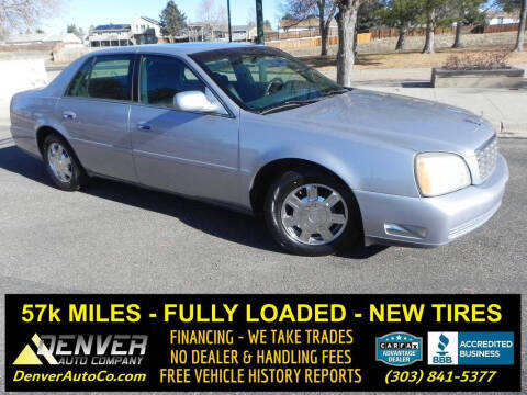 2005 Cadillac DeVille for sale at Denver Auto Company in Parker CO