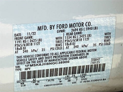 2022 Ford Explorer Timberline