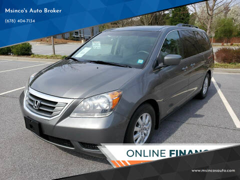 2008 Honda Odyssey for sale at Msinco's Auto Broker in Snellville GA