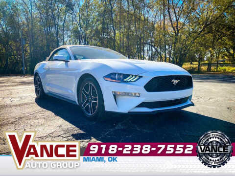 2020 Ford Mustang for sale at Vance Fleet Services in Guthrie OK