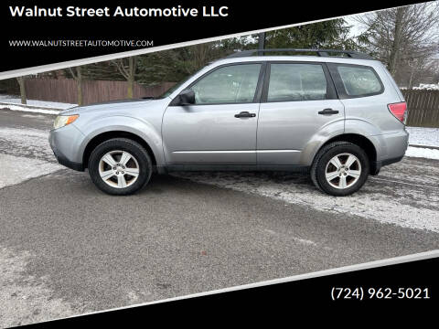 2010 Subaru Forester for sale at Walnut Street Automotive LLC in Sharpsville PA