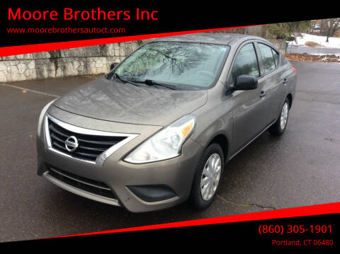 2015 Nissan Versa for sale at Moore Brothers Inc in Portland CT