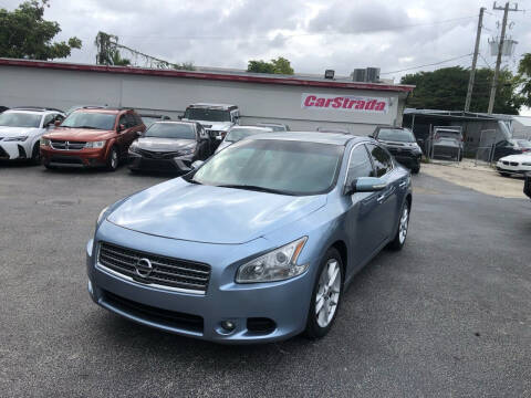 2010 Nissan Maxima for sale at CARSTRADA in Hollywood FL