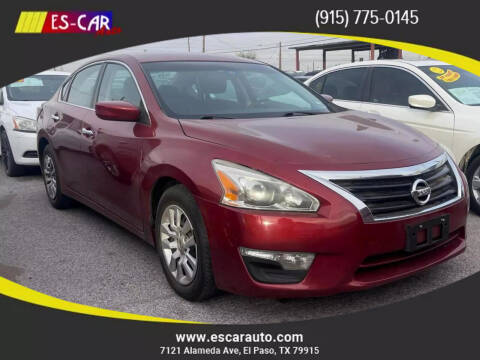 2015 Nissan Altima for sale at Escar Auto in El Paso TX
