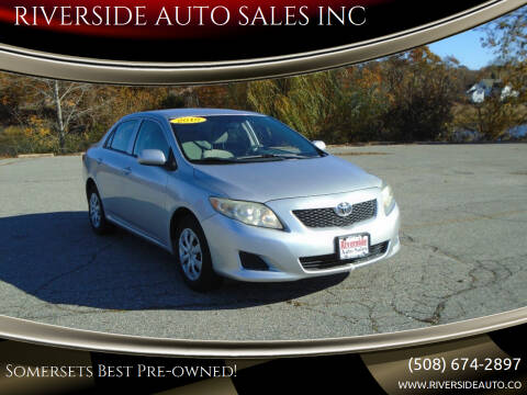 2010 Toyota Corolla for sale at RIVERSIDE AUTO SALES INC in Somerset MA