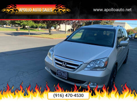 2005 Honda Odyssey for sale at APOLLO AUTO SALES in Sacramento CA