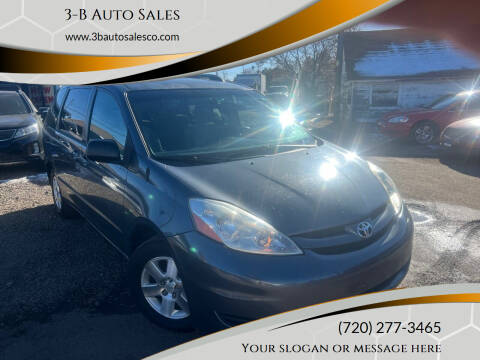 2007 Toyota Sienna for sale at 3-B Auto Sales in Aurora CO
