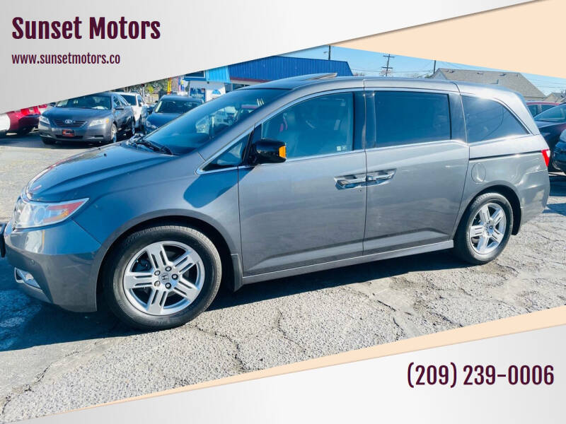 2011 Honda Odyssey for sale at Sunset Motors in Manteca CA