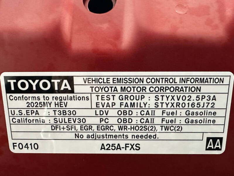 2025 Toyota Camry XSE