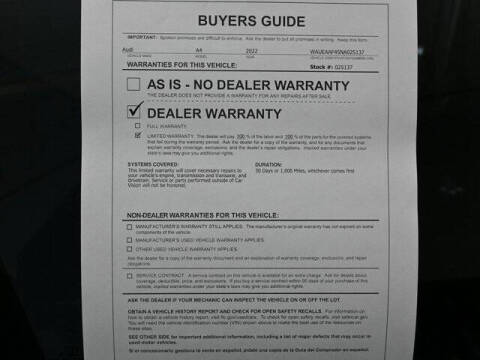 2022 Audi A4 quattro S line Prem Plus 45 TFSI