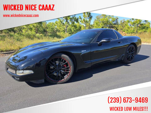 2003 Chevrolet Corvette for sale at WICKED NICE CAAAZ in Cape Coral FL