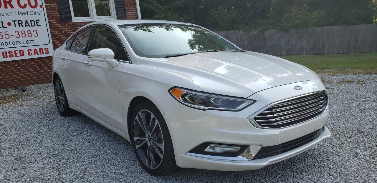 2018 Ford Fusion for sale at Hix Motor Co in Jacksonville, NC