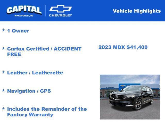 2023 Acura MDX w/Tech