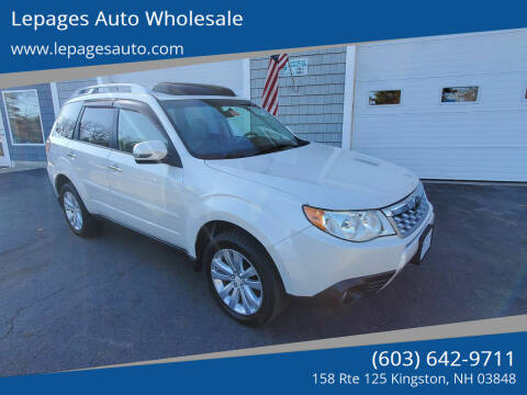 2012 Subaru Forester for sale at Lepages Auto Wholesale in Kingston NH