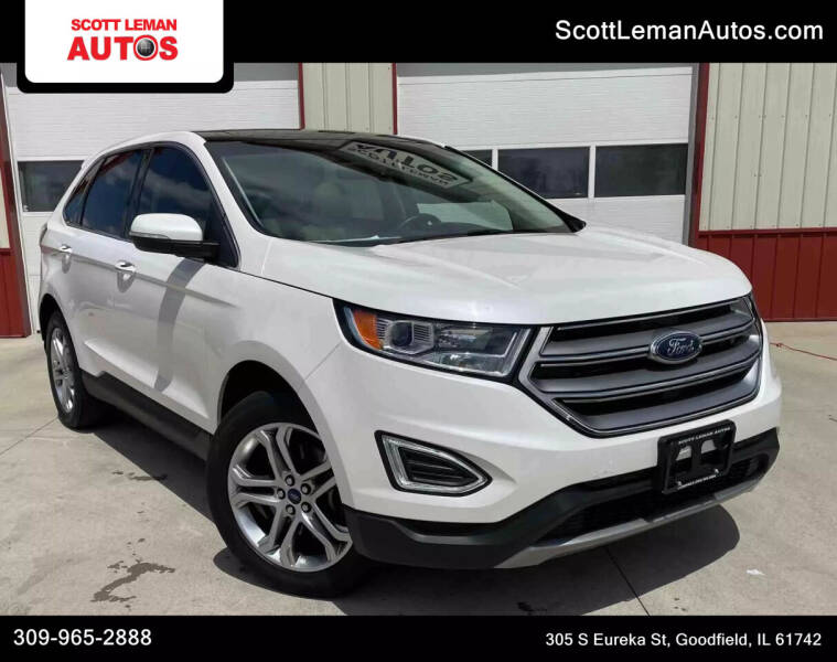 2017 Ford Edge for sale at SCOTT LEMAN AUTOS in Goodfield IL