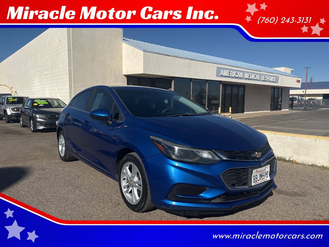 2017 Chevrolet Cruze LT Auto 4dr Hatchback 