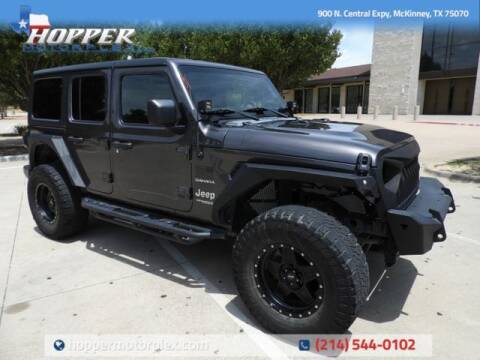 2019 Jeep Wrangler Unlimited for sale at HOPPER MOTORPLEX in Plano TX