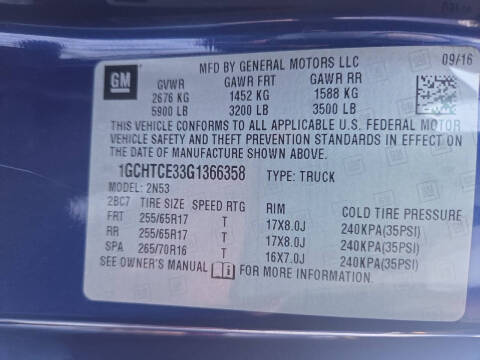 2016 Chevrolet Colorado LT