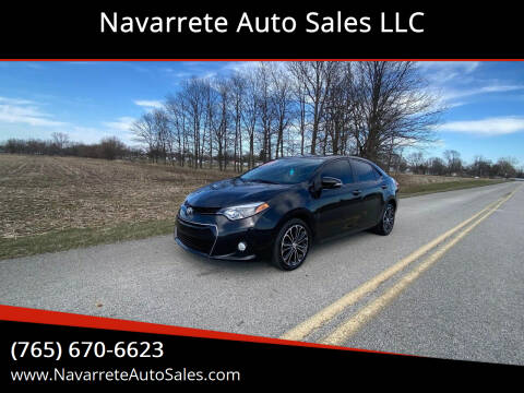 2014 Toyota Corolla for sale at Navarrete Auto Sales LLC in Frankfort IN
