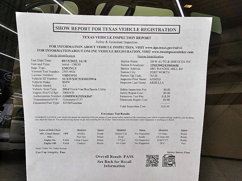 2014 BMW X3 xDrive28i