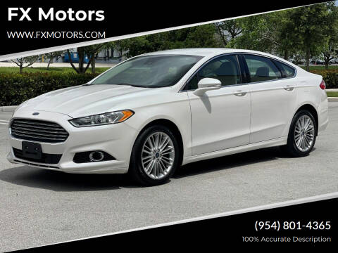 2016 Ford Fusion for sale at FX Motors in Pompano Beach FL