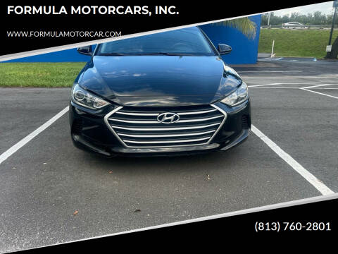 2017 Hyundai Elantra for sale at FORMULA MOTORCARS, INC. in Tampa FL