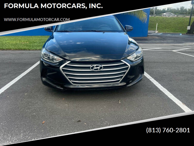 2017 Hyundai Elantra for sale at FORMULA MOTORCARS, INC. in Tampa FL