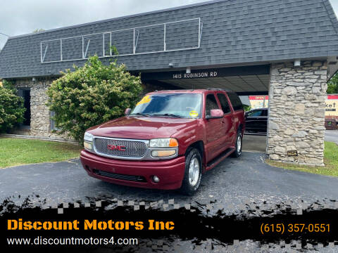 2004 GMC Yukon XL for sale at Discount Motors Inc in Old Hickory TN