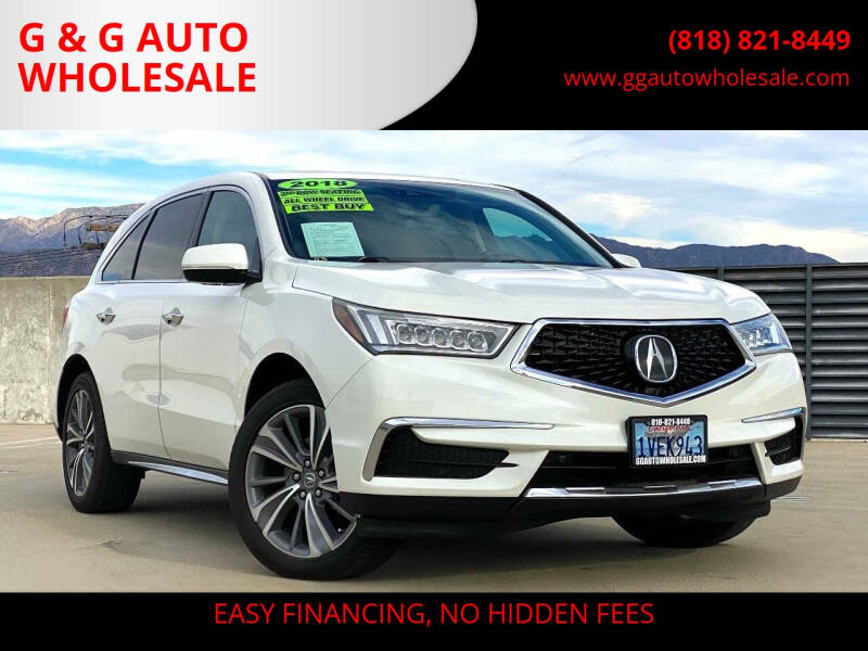 2018 Acura MDX for sale at G & G AUTO WHOLESALE in North Hollywood CA