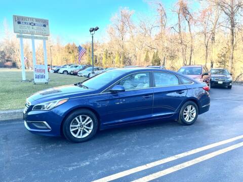 2016 Hyundai Sonata for sale at Lafayette Motors 2 in Andover NJ
