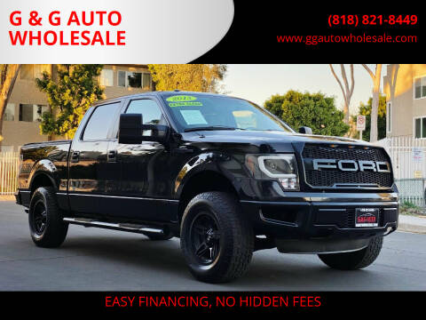 2013 Ford F-150 for sale at G & G AUTO WHOLESALE in North Hollywood CA