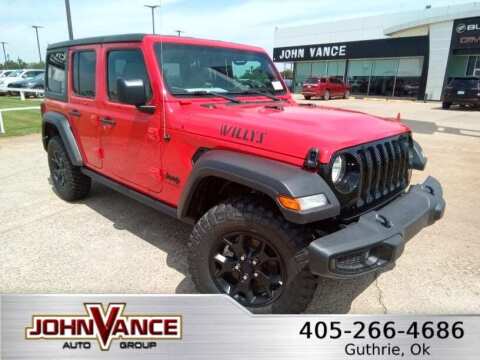 2023 Jeep Wrangler for sale at Vance Fleet Services in Guthrie OK