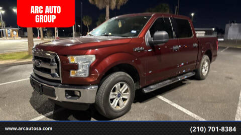 2015 Ford F-150 for sale at ARC AUTO GROUP in San Antonio TX