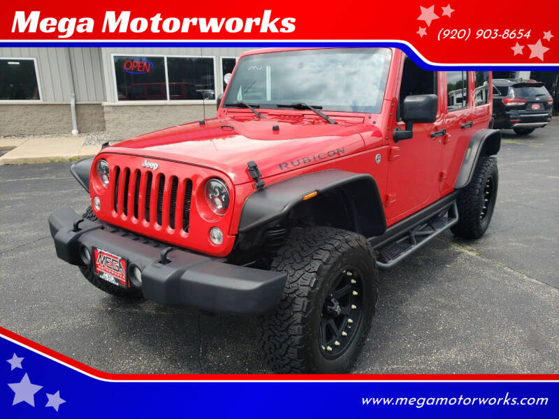 2015 Jeep Wrangler Unlimited for sale at Mega Motorworks in Appleton WI