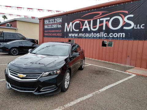 2017 Chevrolet Impala for sale at MC Autos LLC in Pharr TX