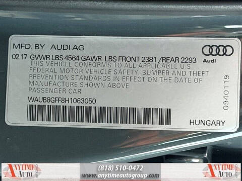 2017 Audi A3 2.0T quattro Premium