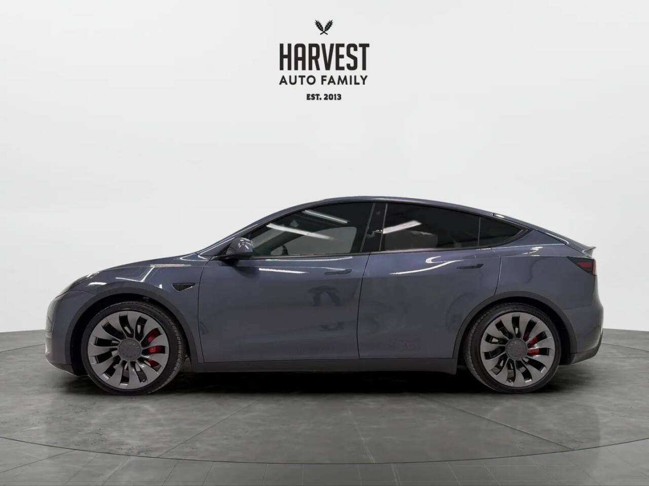 Grey 2022 Tesla Model Y Performance AWD Performance 4dr Crossover 2