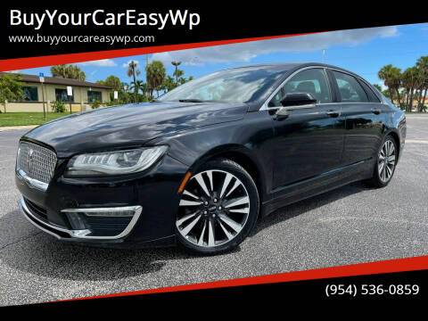 2017 Lincoln MKZ for sale at BuyYourCarEasyWp in West Park FL