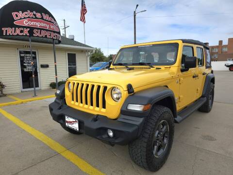 2018 Jeep Wrangler Unlimited for sale at DICK'S MOTOR CO INC in Grand Island NE