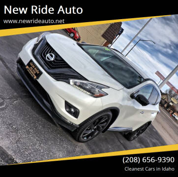 2018 Nissan Murano for sale at New Ride Auto in Rexburg ID