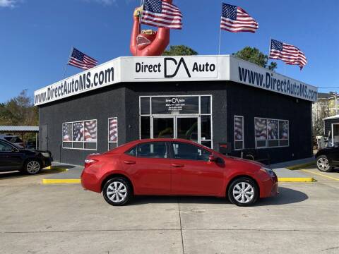 2016 Toyota Corolla for sale at Direct Auto in D'Iberville MS