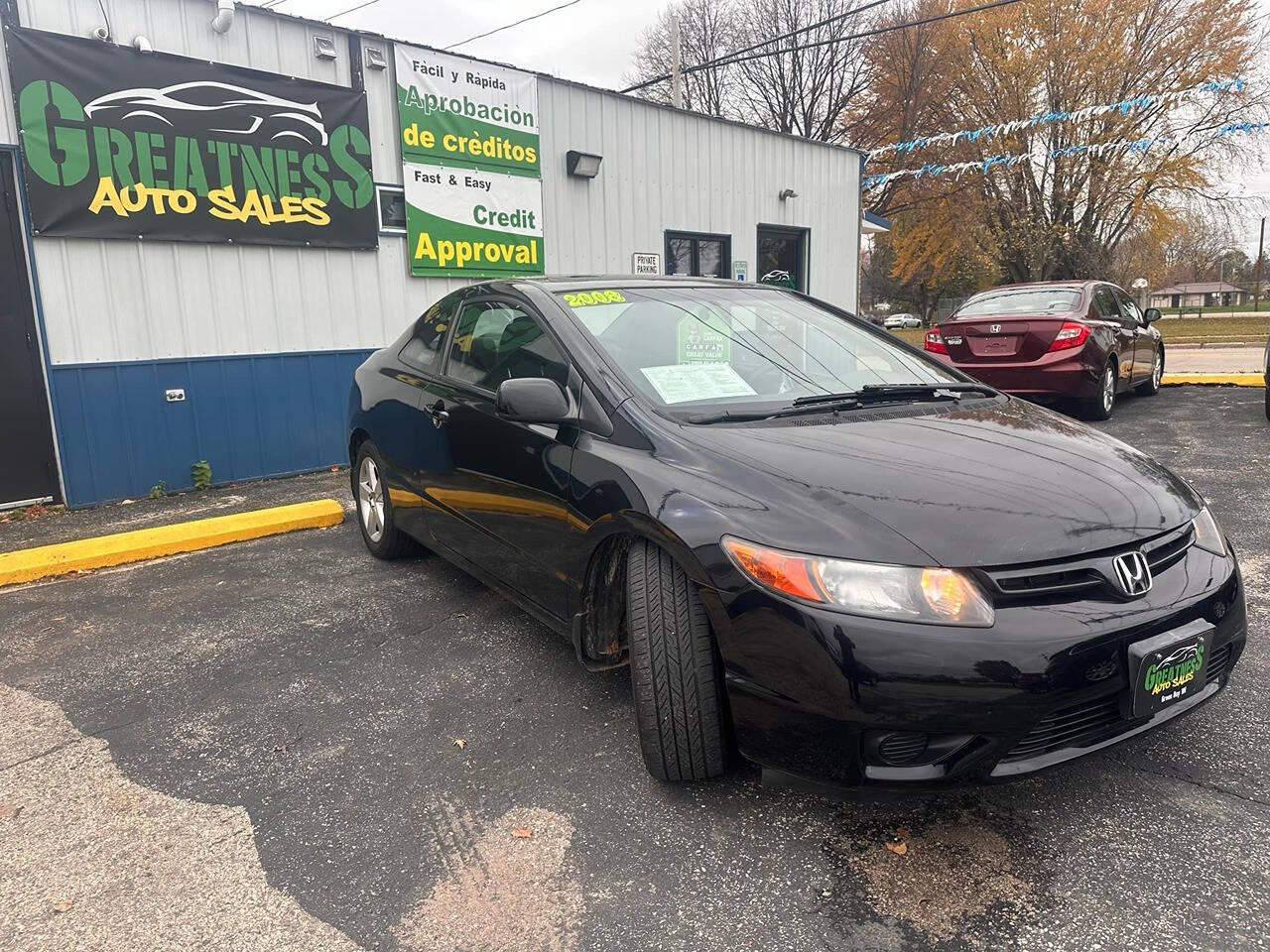 2008 Honda Civic for sale at GREATNESS AUTO SALES in Green Bay, WI